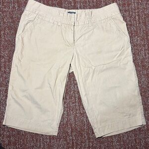 J. Crew city fit Bermuda Shorts Cotton Flat Front khaki walking short women’s 2